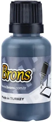 BRONS ISTAMPA MÜREKKEBİ  30 CC SİYAH BR-314