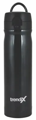 TRENDIX MATARA ÇELİK İÇLİ 500 ML METAL SİYAH U5000-SI