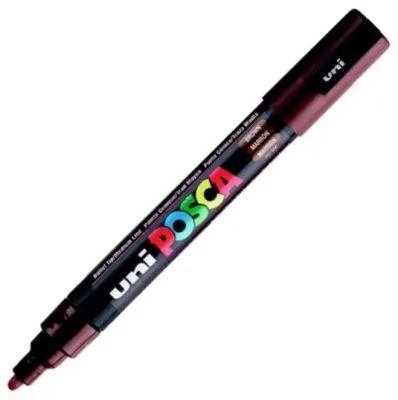UNİ POSTER MARKÖRÜ POSCA PC-5M 1.8-2.5 KAHVE