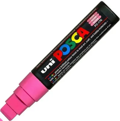 UNİ POSTER MARKÖRÜ POSCA PC-17K 15.0 PEMBE