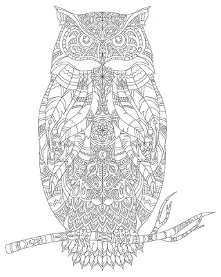 ARTDECO TUVAL DESENLİ 40x50 CM HAYVANLAR BAYKUŞ Y-100-P40.03