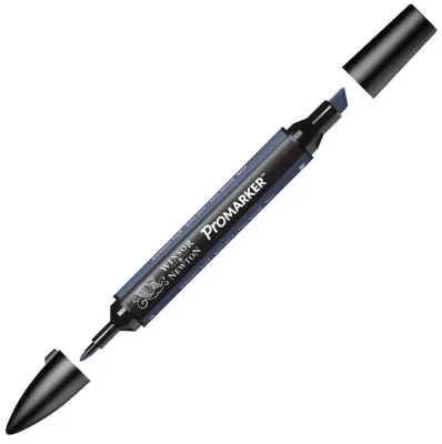 W&amp;N PROMARKER KALEM MIDNIGHT BLUE 401 (B624) WN-0203401