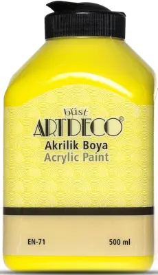 ARTDECO AKRİLİK BOYA 500 ML LİMON SARI Y-070L-3627