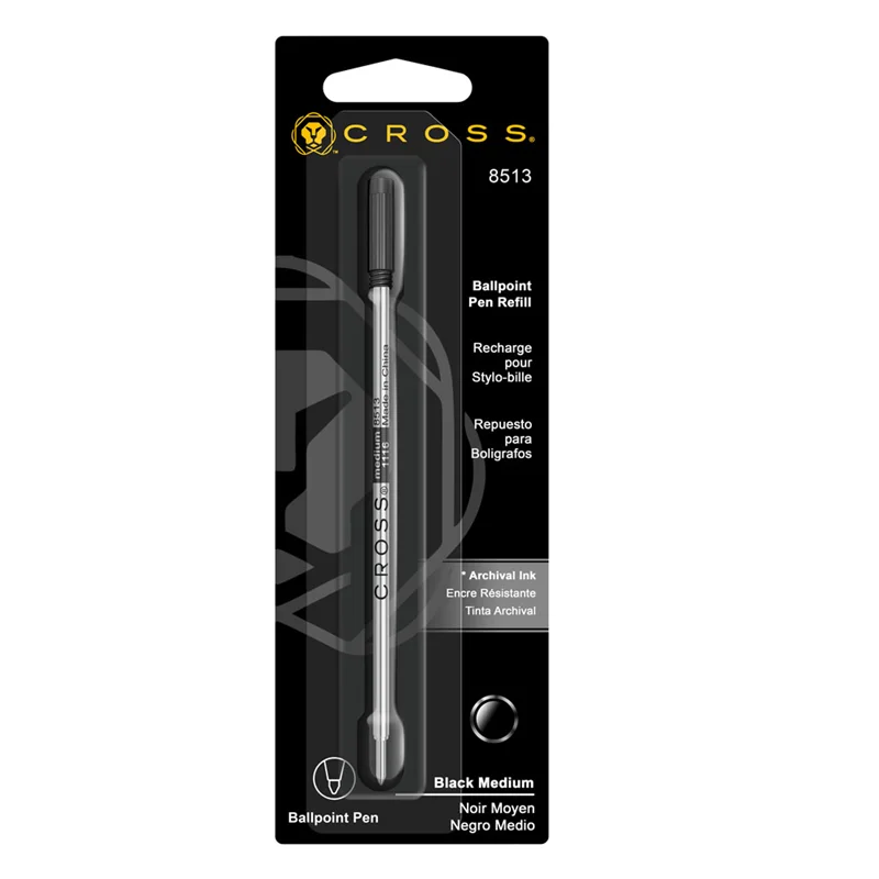 CROSS TÜKENMEZ KALEM  REFİLİ MEDIUM SİYAH 8513D