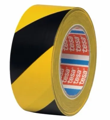 TESA YER İŞARET. BANDI 33x50 SARI-SİYAH 60760-00093