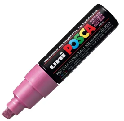 UNİ POSTER MARKÖRÜ POSCA PC-8K 8.0 METALİK PEMBE