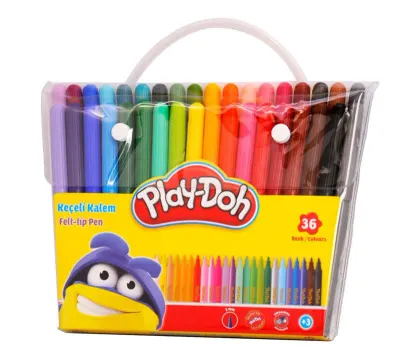 PLAY-DOH KEÇELİ KALEM 36 RENK 2 MM PVC PLAY-KE013