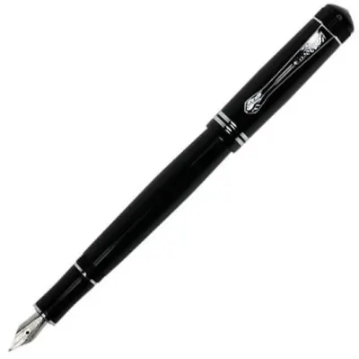 KAWECO DOLMA KALEM DIA2 SİYAH KROM 10000558