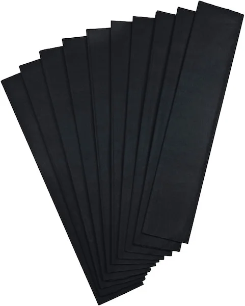 NOVA COLOR KREPON KAĞIDI 10 LU SİYAH NC-653