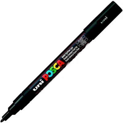 UNİ POSTER MARKÖRÜ POSCA PC-3M 0.9-1.3 SİYAH