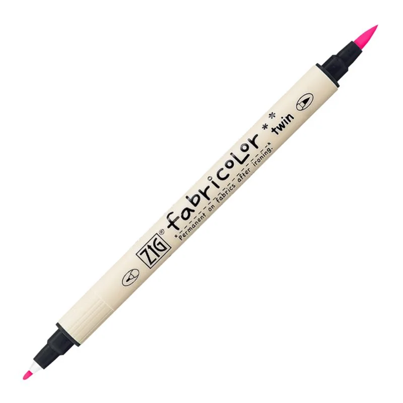 ZIG FABRICOLOR TWIN KUMAŞ KALEMİ TC-4000 003 FLUORESCENT PINK