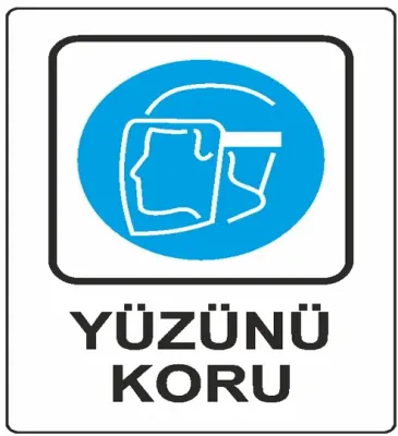 EKSTRAFİX UYARI LEVHASI 204 YUL-406 25x35 CM YÜZÜNÜ KORU
