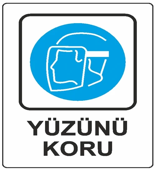EKSTRAFİX UYARI LEVHASI 204 YUL-406 25x35 CM YÜZÜNÜ KORU
