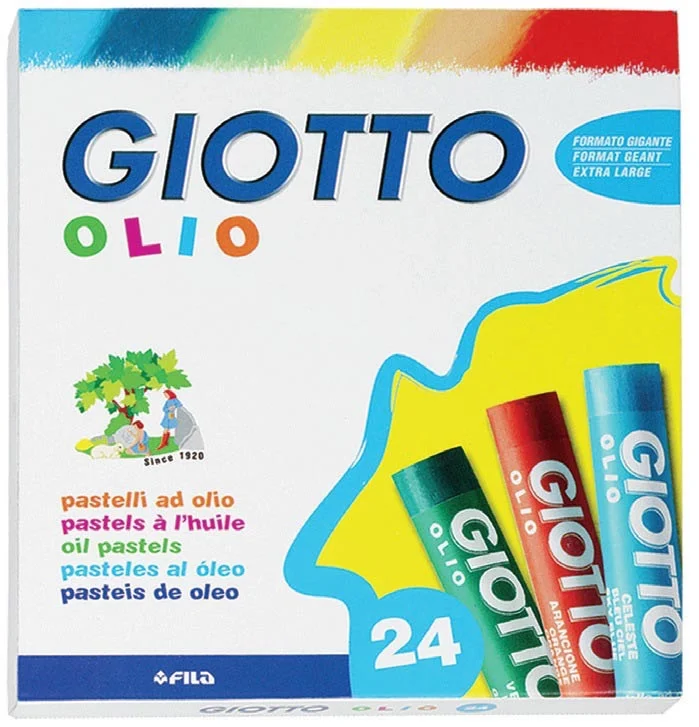 GIOTTO PASTEL BOYA YAĞLI OLIO SİLİNDİR 24 LÜ 293100