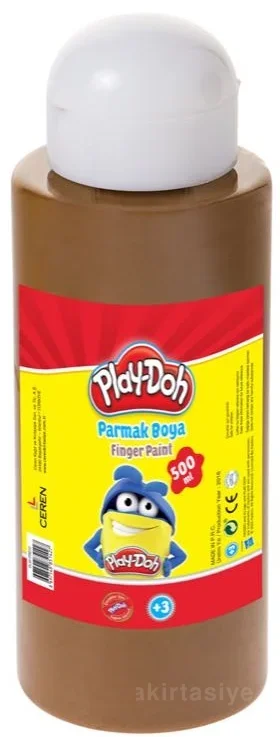 PLAY-DOH PARMAK BOYASI 500 ML. KAHVERENGİ PR033