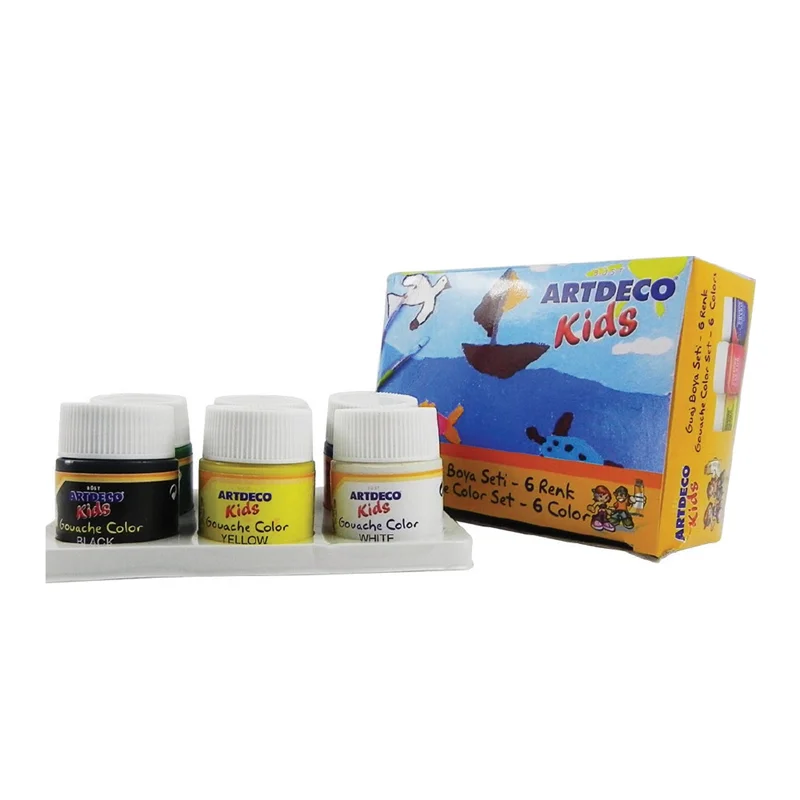 ARTDECO GUAJ BOYA SETİ KIDS 6x15 ML Y-501-S15
