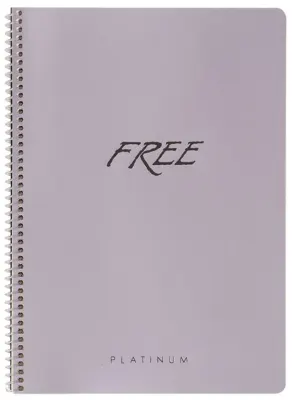 KESKİN DEFTER FREE PLATİNUM A4 PP KAPAK SPİRALLİ 100 YP. ÇİZGİLİ 320341