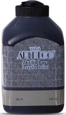 ARTDECO AKRİLİK BOYA 500 ML SİYAH Y-070L-3618