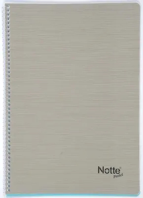 NOTTE DEFTER A4 PASTEL SPR. PP 80YP. ÇİZGİLİ  60-337