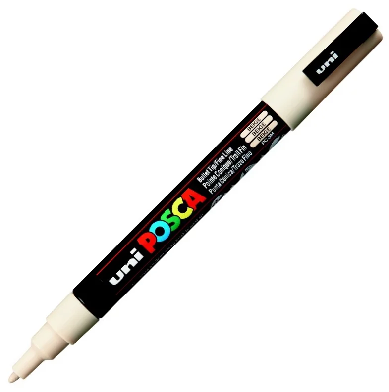 UNİ POSTER MARKÖRÜ POSCA PC-3M 0.9-1.3 BEJ