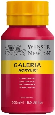W&amp;N AKRİLİK BOYA GALERIA 500 ML PERMANENT ROSE 502 WN-2150502