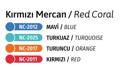 NOVA COLOR AKRİLİK POURİNG SET KIRMIZI DENİZ MERCANI NC-2514