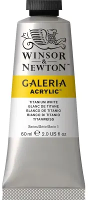 W&amp;N AKRİLİK BOYA GALERIA 60 ML TITANIUM WHITE 644 WN-2120644
