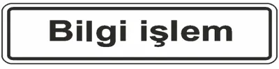 EKSTRAFİX UYARI LEVHASI 201 YUL-102 7x24.5 CM BİLGİ İŞLEM