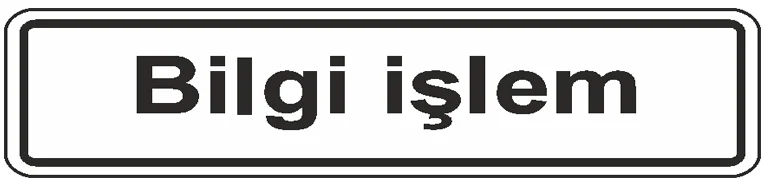 EKSTRAFİX UYARI LEVHASI 201 YUL-102 7x24.5 CM BİLGİ İŞLEM