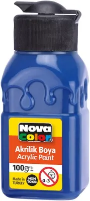NOVA COLOR AKRİLİK BOYA 100 GR LACİVERT NC-2026