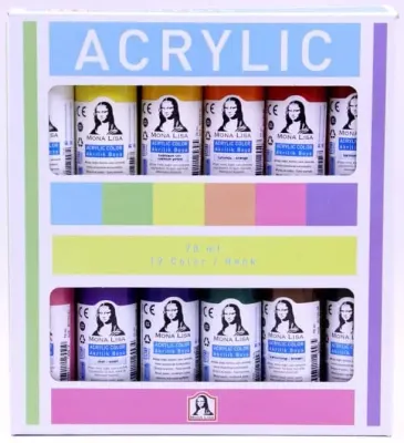 SÜDOR AKRİLİK BOYA SET MONALISA 12x70 ML SD150-X12