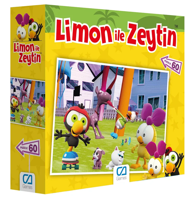 CA GAMES PUZZLE 60 PARÇA LİMON İLE ZEYTİN 5096