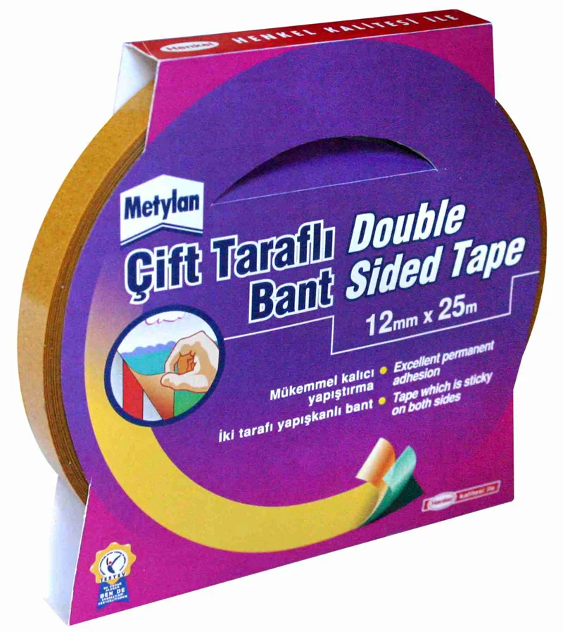 PATTEX ÇİFT TARAFLI BANT ŞEFFAF 12 MM x 25 MT 1870841