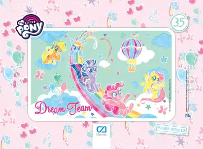 CA GAMES PUZZLE 35 PARÇA MY LITTLE PONY FRAME 5013 - 5014