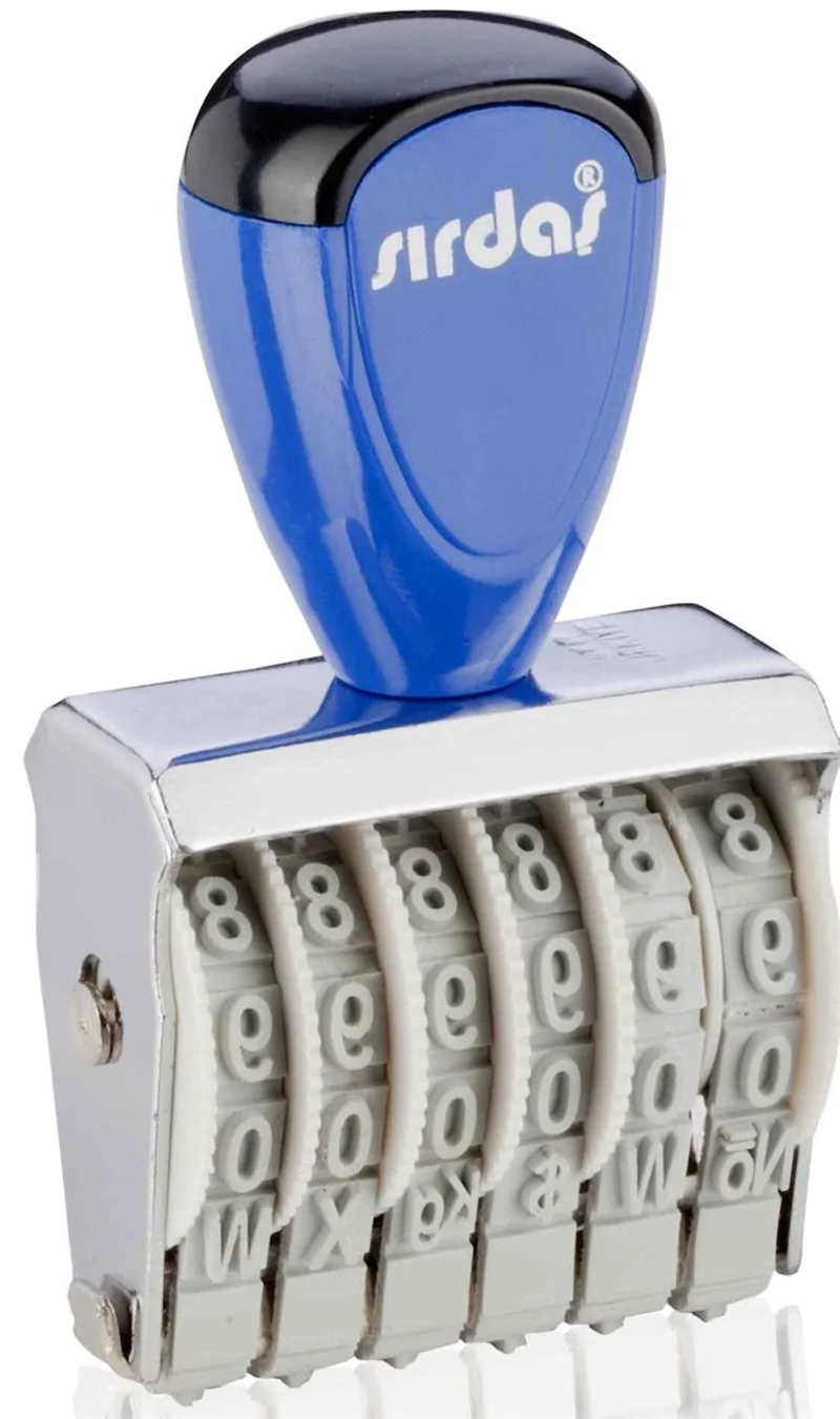 SIRDAŞ NUMARATÖR 5MM 6 HANE 1656
