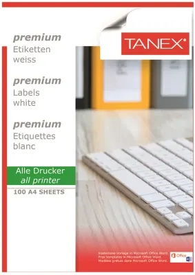 TANEX LASER ETİKET TW-2120 31 X 14 MM 100 LÜ