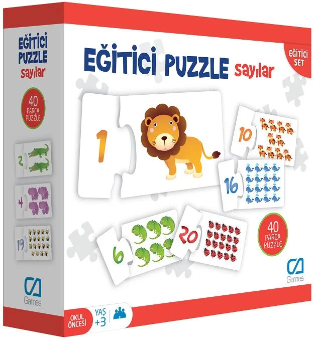 CA GAMES PUZZLE EĞİTİCİ - SAYILAR 5031