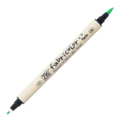 ZIG FABRICOLOR TWIN KUMAŞ KALEMİ TC-4000 004 FLUORESCENT GREEN