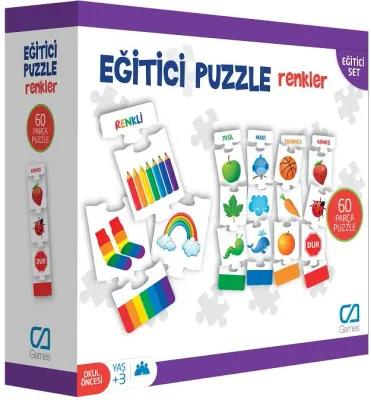 CA GAMES PUZZLE EĞİTİCİ - RENKLER 5029