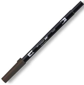 TOMBOW AB-T DUAL BRUSH PEN GRAFİK KALEMİ WARM GRAY 10 (N49) T-AB-T N49