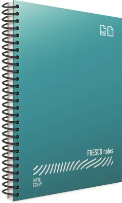GIPTA DEFTER EKO FRESCO A4 SPİRALLİ PP KAPAK 80 YP. KARELİ 4900