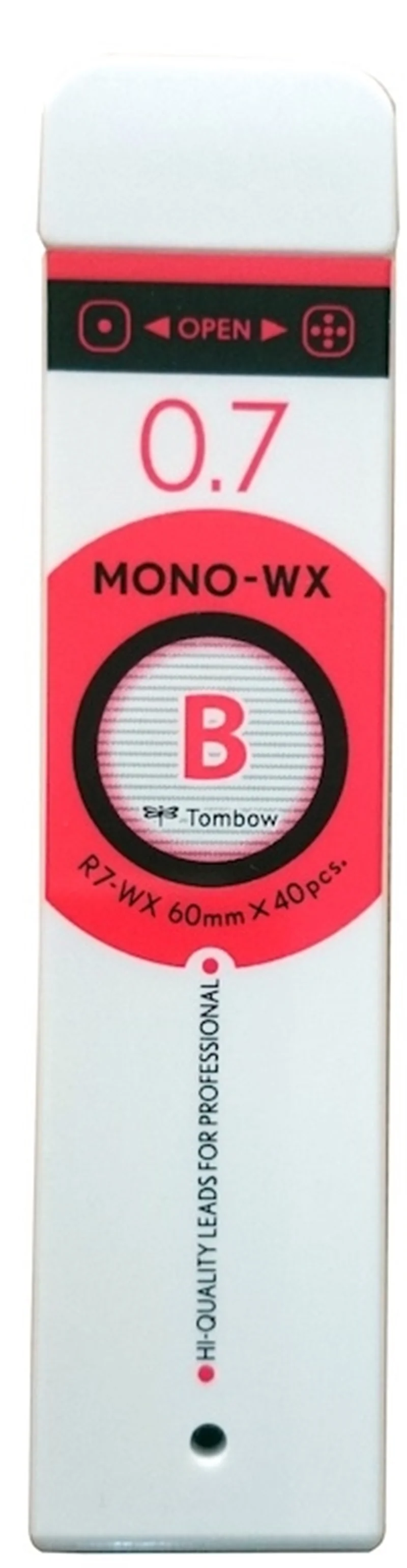 TOMBOW MİN MONO-WX PROFESYONEL 0.7 B 40 LI TÜP T-R7-WX B LIV