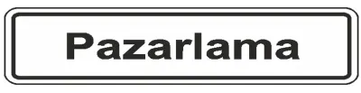 EKSTRAFİX UYARI LEVHASI 201 YUL-126 7x24.5 CM PAZARLAMA