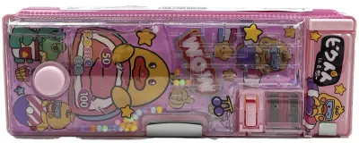 UNICK COLOR KALEM ÇANTASI PINK BEAR FONKSİYONLU 8436