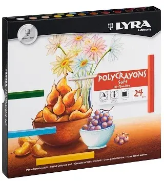 LYRA PASTEL BOYA POLYCRAYONS TOZ PASTEL 24 LÜ 5651240