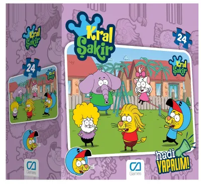 CA GAMES PUZZLE 24 PARÇA KRAL ŞAKİR YER 5119