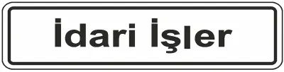 EKSTRAFİX UYARI LEVHASI 201 YUL-118 7x24.5 CM İDARİ İŞLER