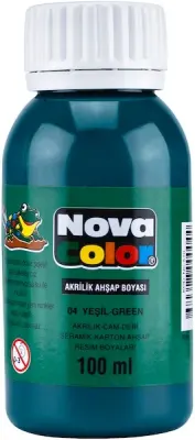 PASİF NOVA COLOR AKRİLİK BOYA 100 GR YEŞİL NC-2013