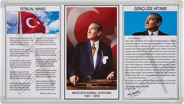 İNTER ATATÜRK KÖŞESİ METAL ÇERÇEVE 50x100 750-5