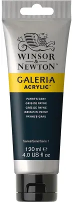 W&amp;N AKRİLİK BOYA GALERIA 120 ML PAYNE’S GRAY 465 WN-2131465